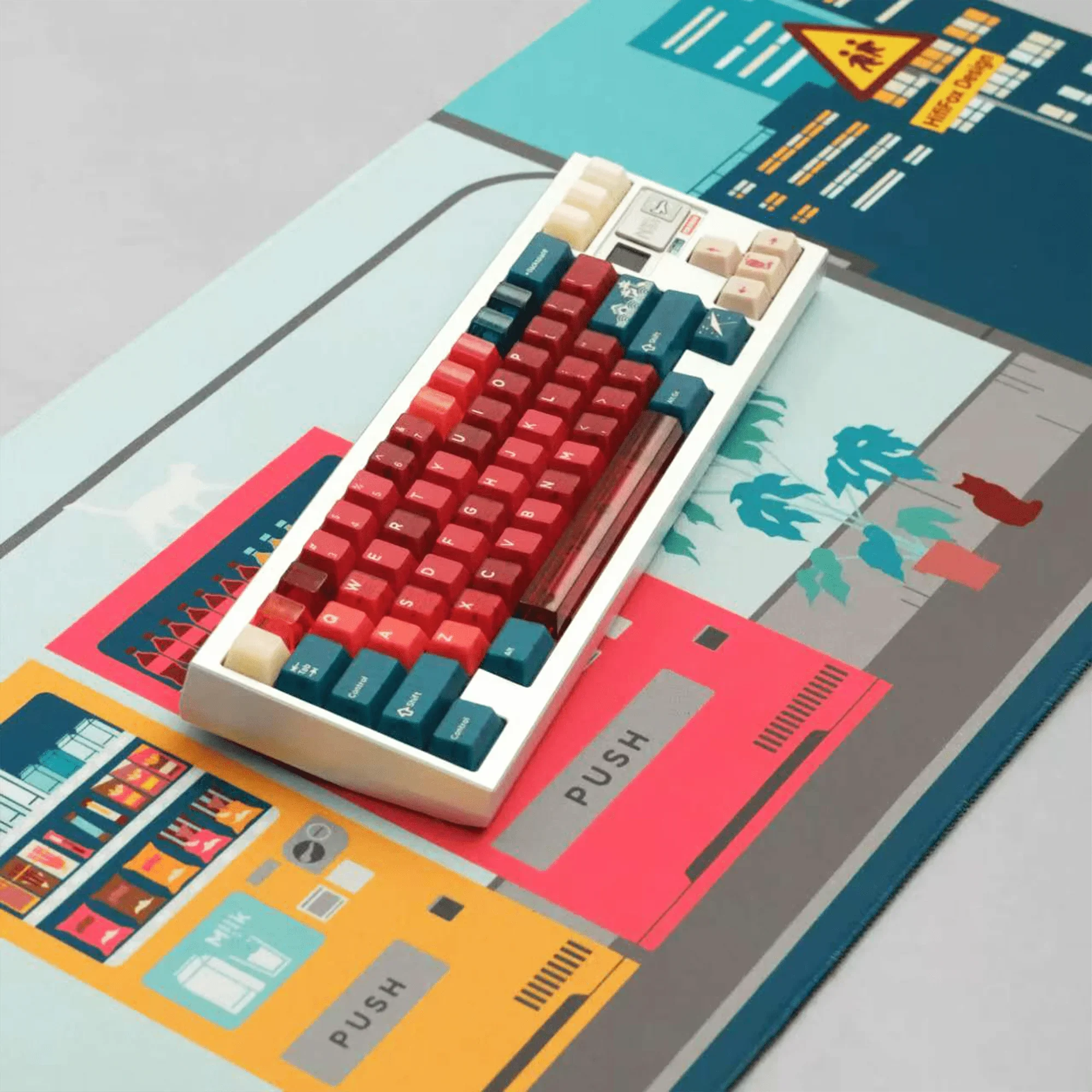 Hifi Fox Vending Machines deskmat - KeyBay Tech