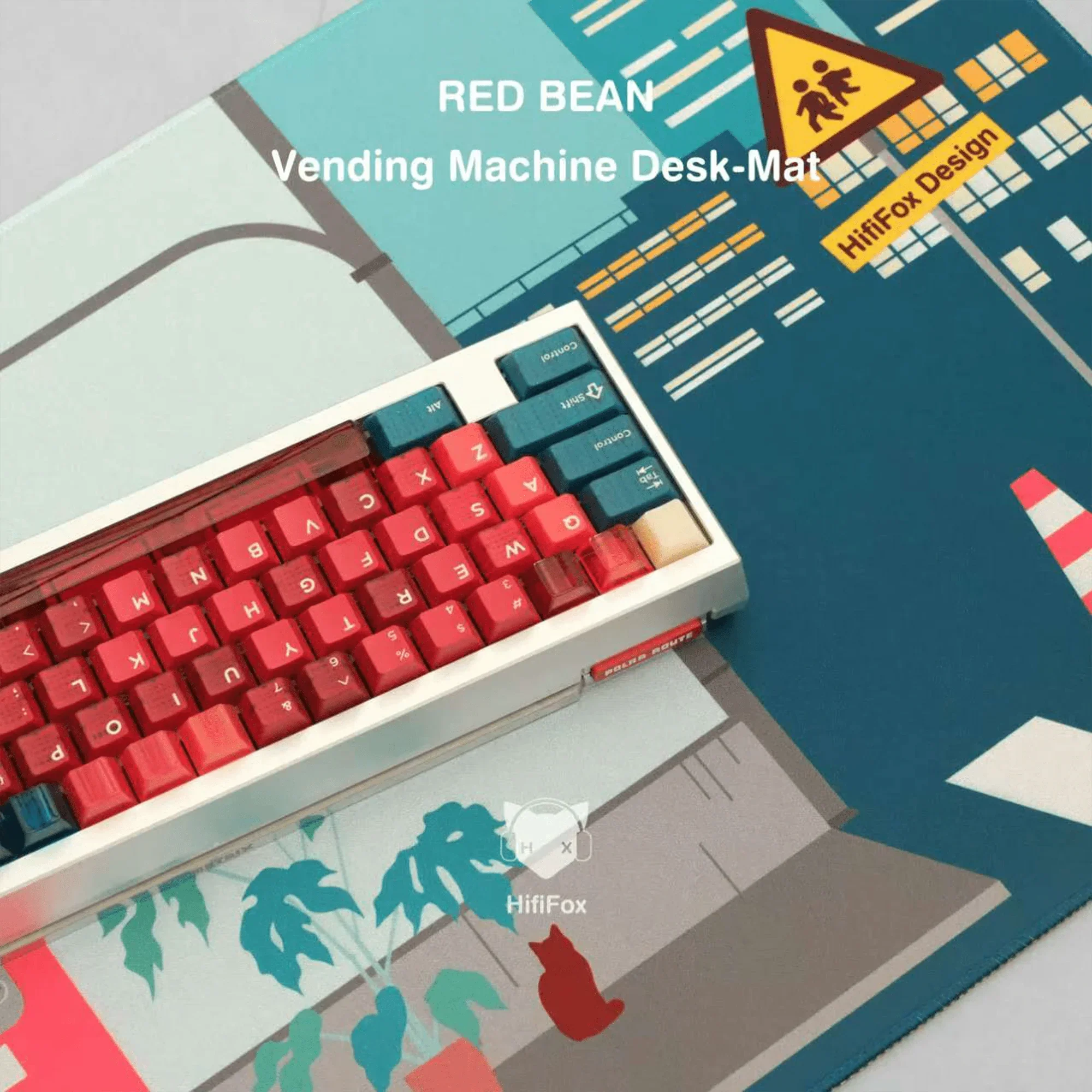Hifi Fox Vending Machines deskmat - KeyBay Tech