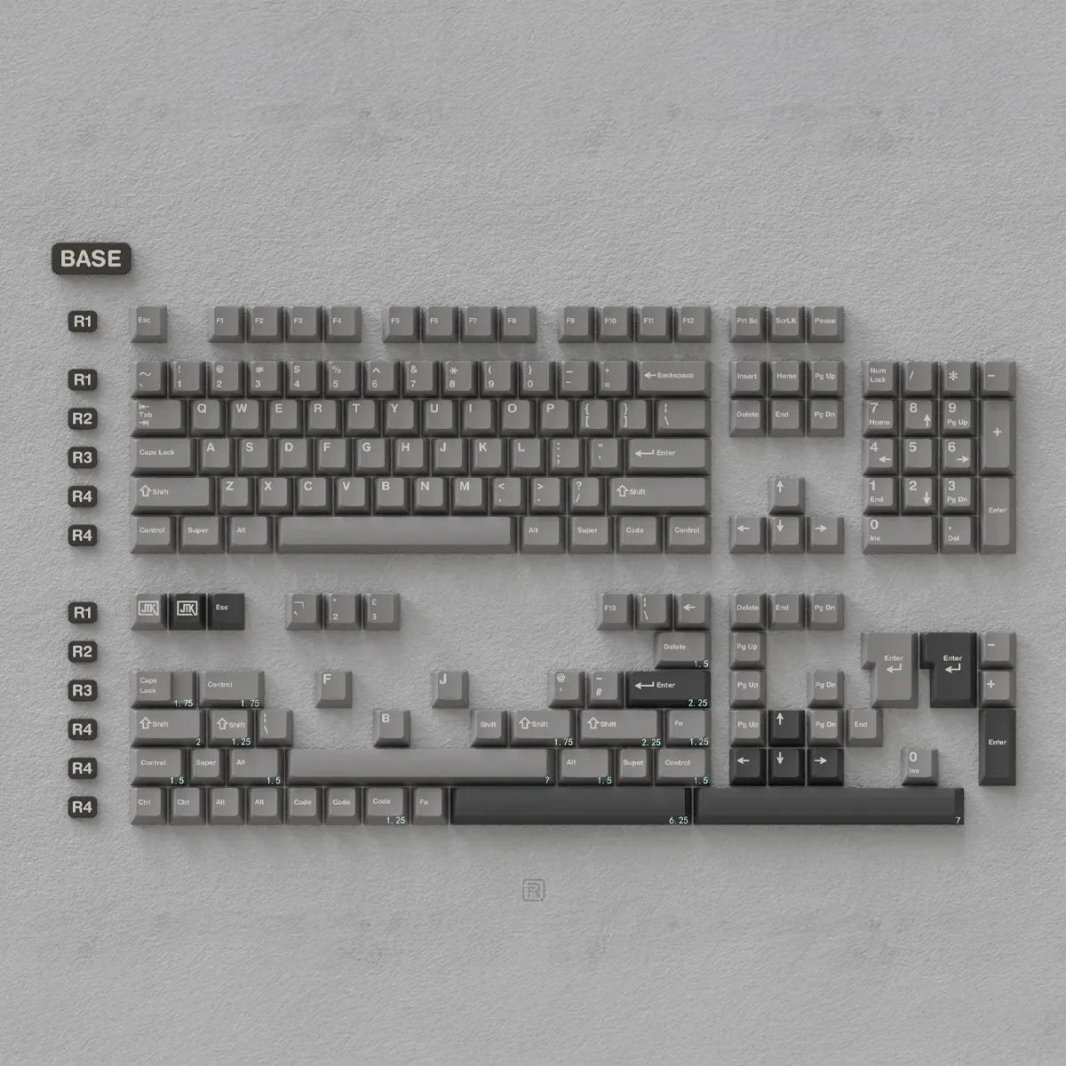 [In Stock] JTK 404 Doubleshot ABS Keycaps