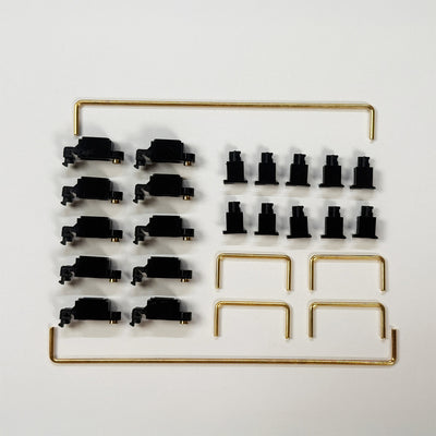 KEYBAY PCB Screw-in Stabilizers 4+2 with both metal and plastic space wires