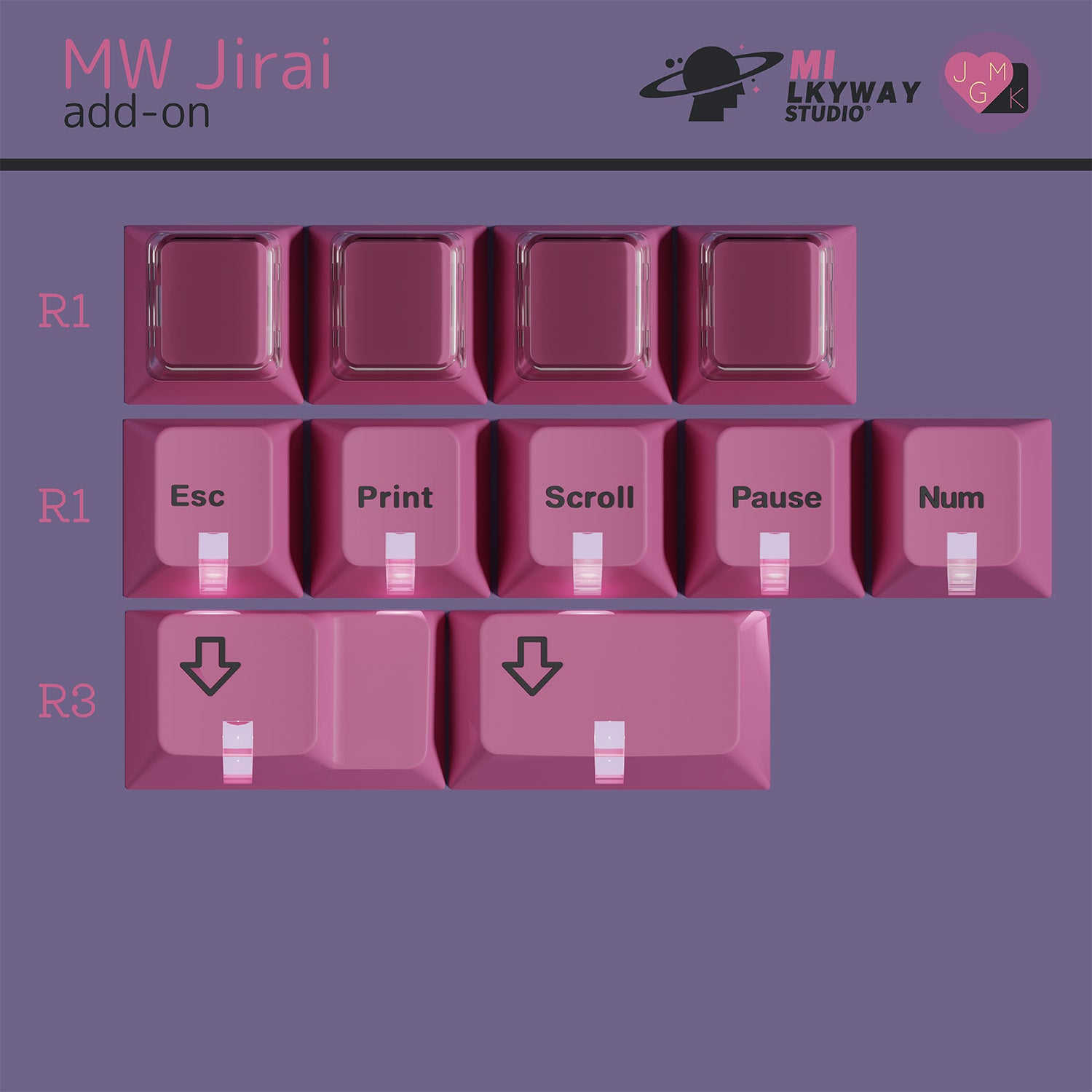 [GB] MW Jirai ABS keycaps