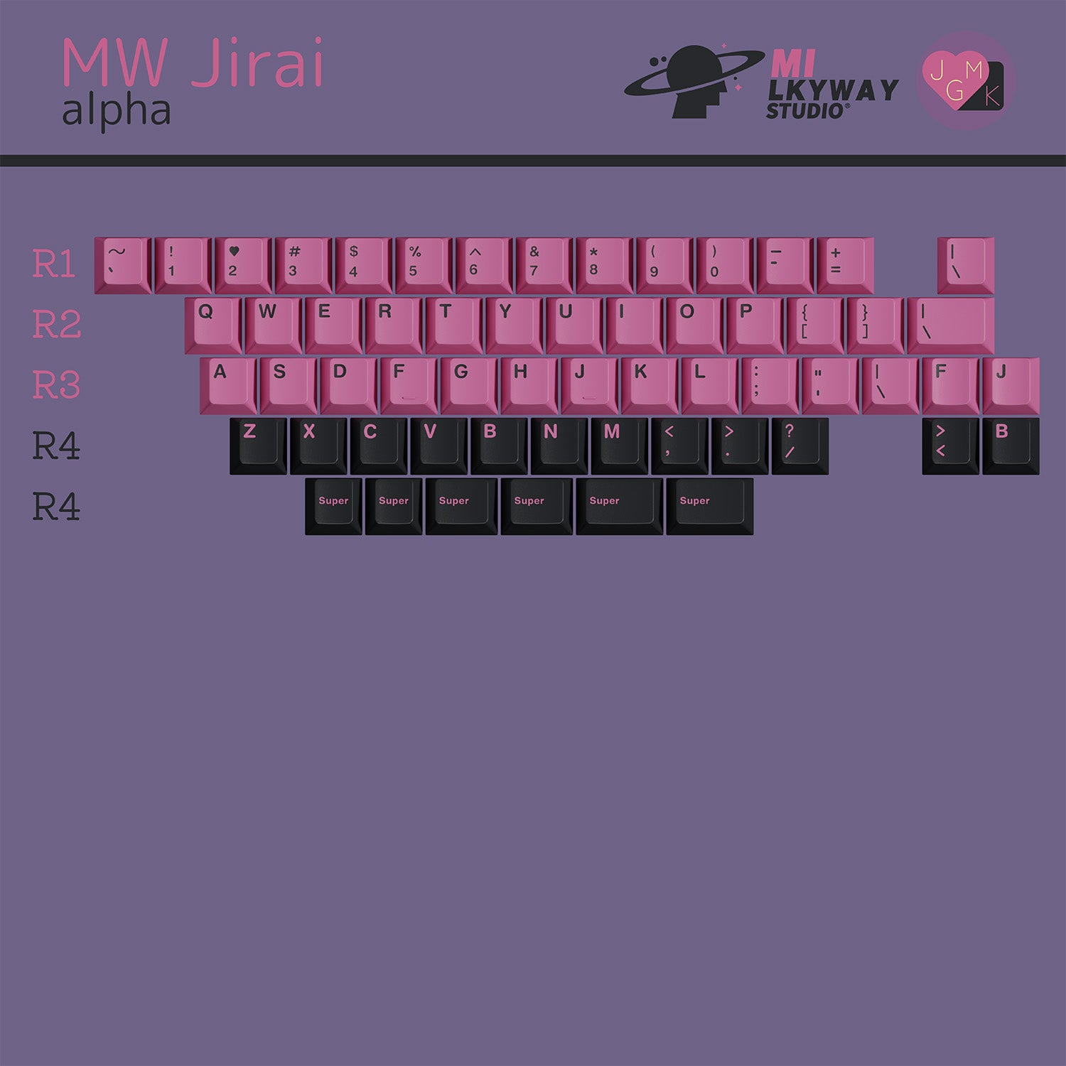 [GB] MW Jirai ABS keycaps