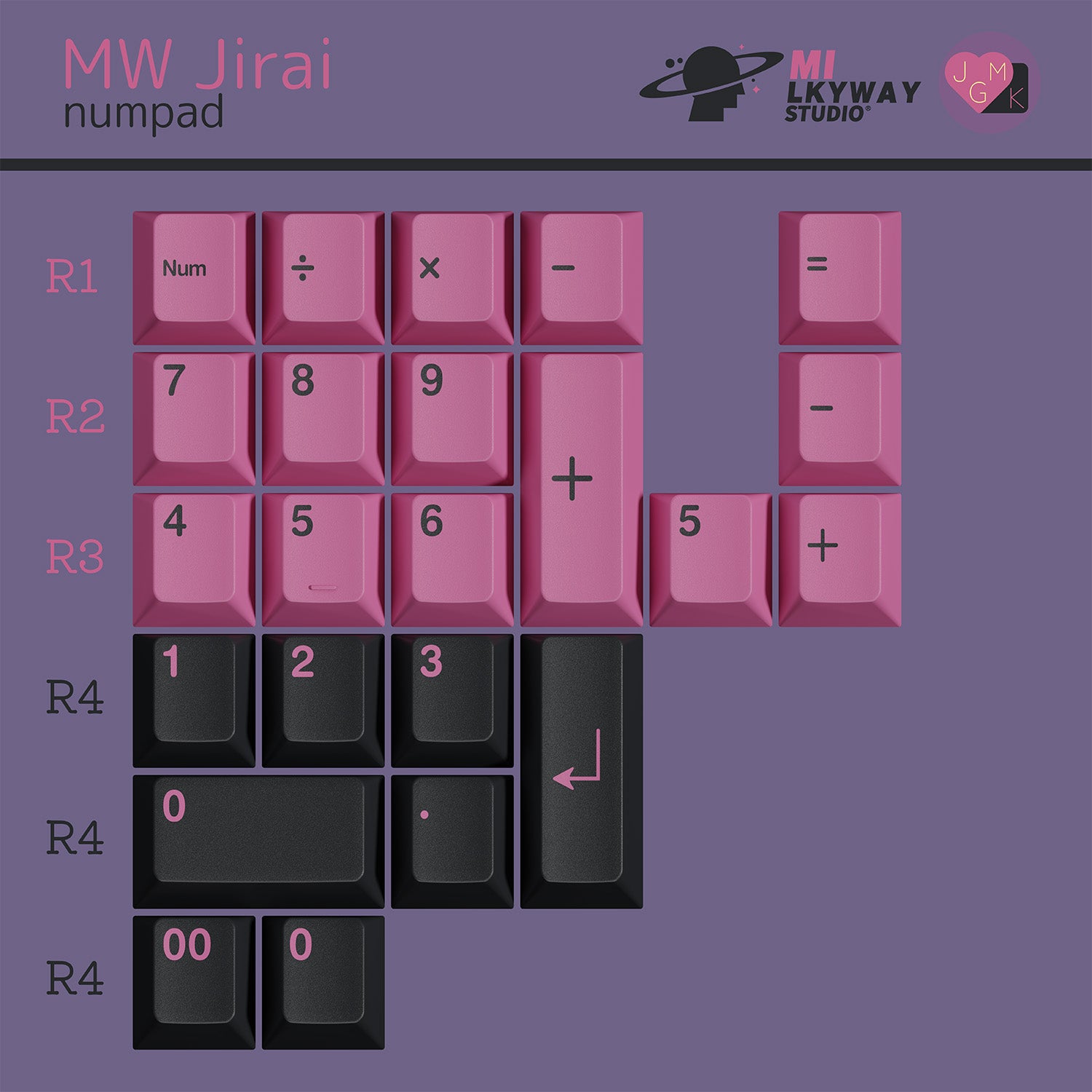 [GB] MW Jirai ABS keycaps