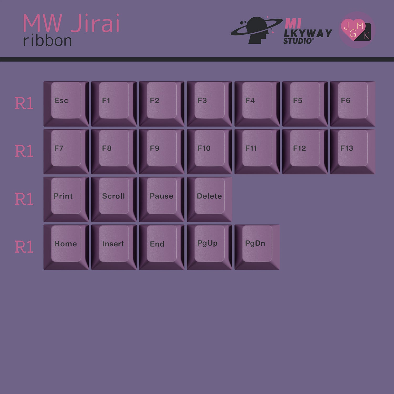 [GB] MW Jirai ABS keycaps