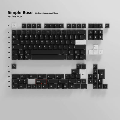 [In Stock] PBTfans WOB PBT keycap set