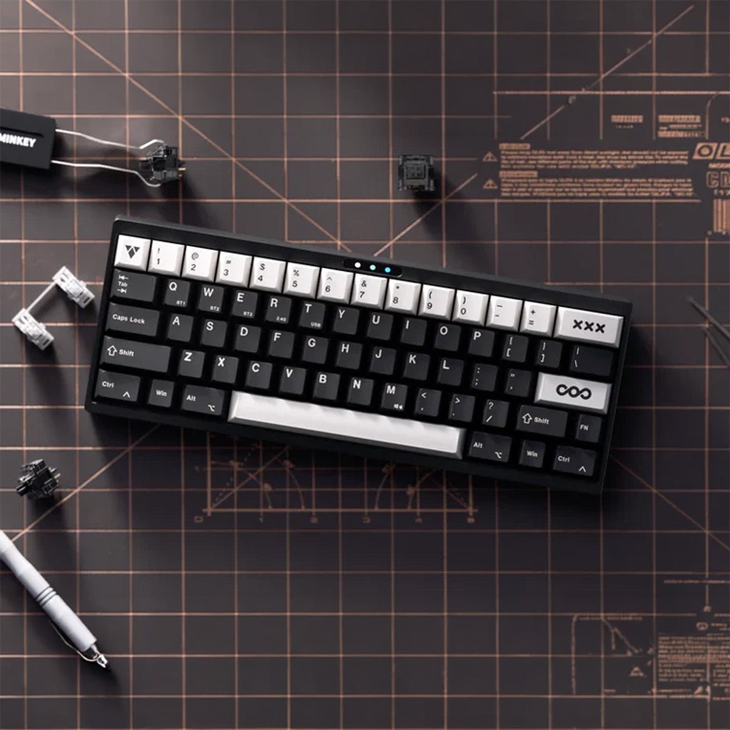 Luminkey60 Pro 60% Tri-mode Mechanical Keyboard