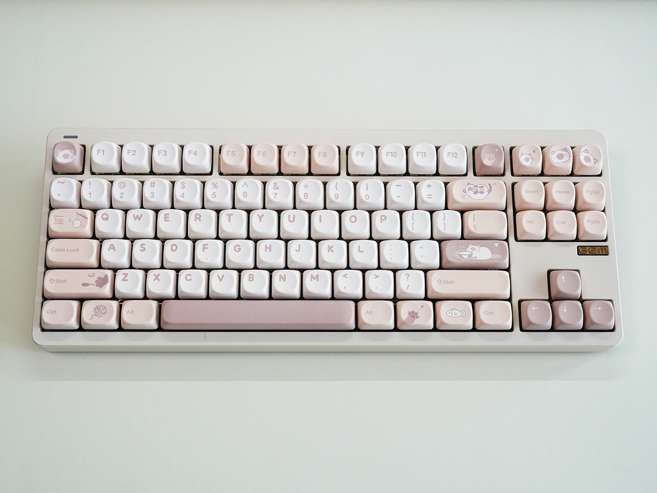 Milk Tea Siamese Keycap Set