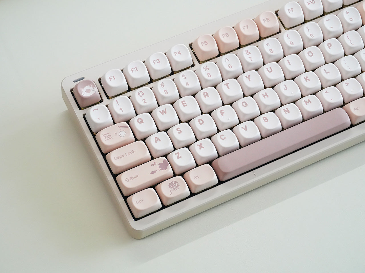 Milk Tea Siamese Keycap Set