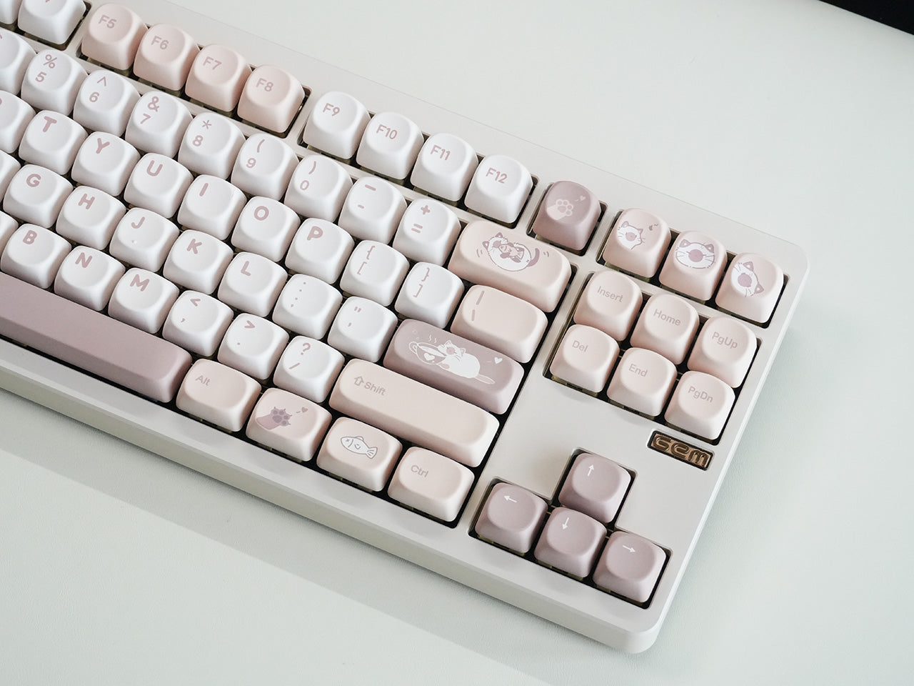 Milk Tea Siamese Keycap Set