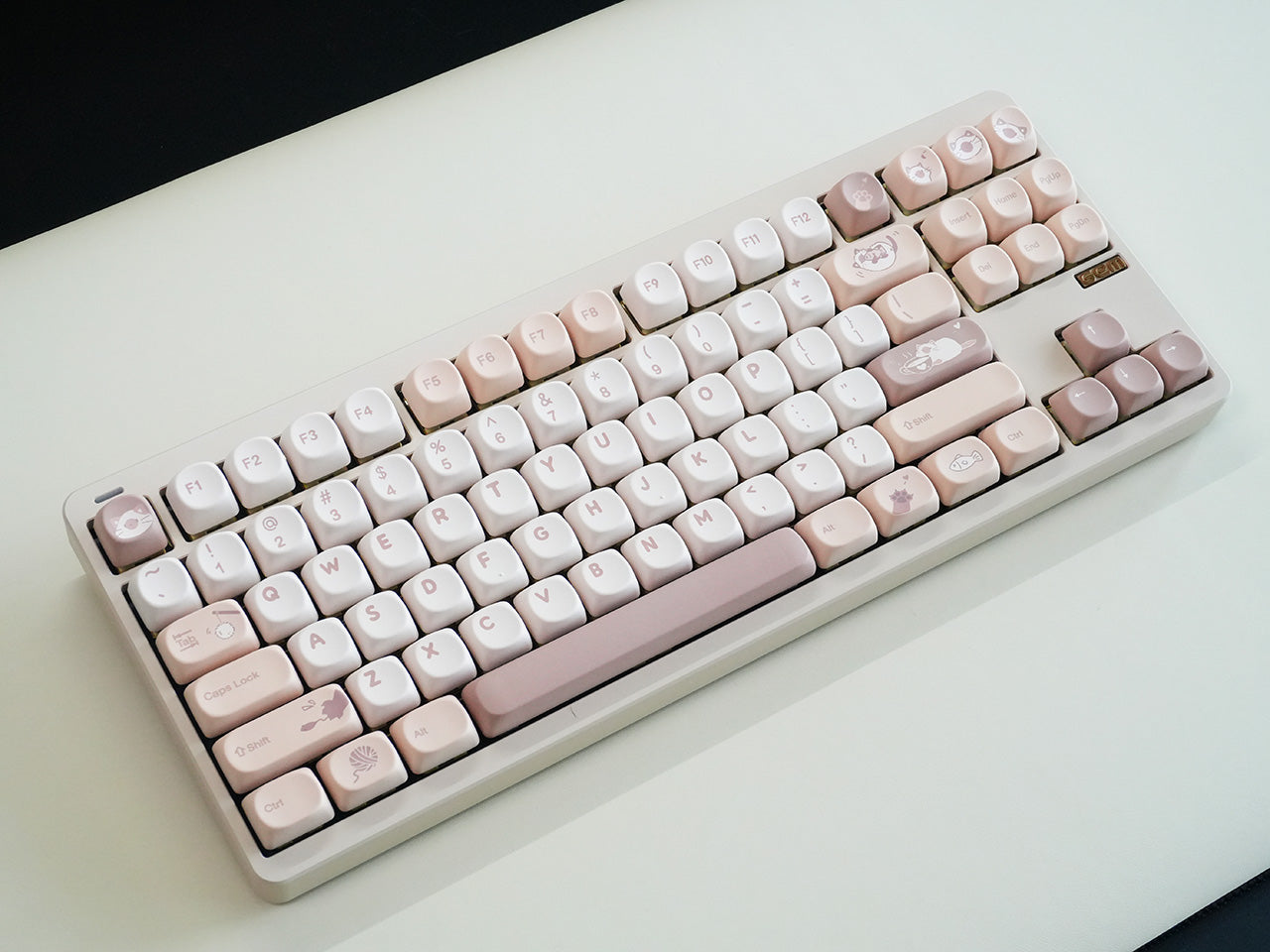 Milk Tea Siamese Keycap Set