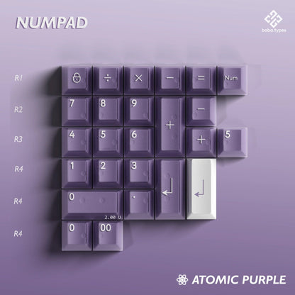 [Pre - order] PBTfans Atomic Purple R2 ABS Keycaps - KeyBay Tech