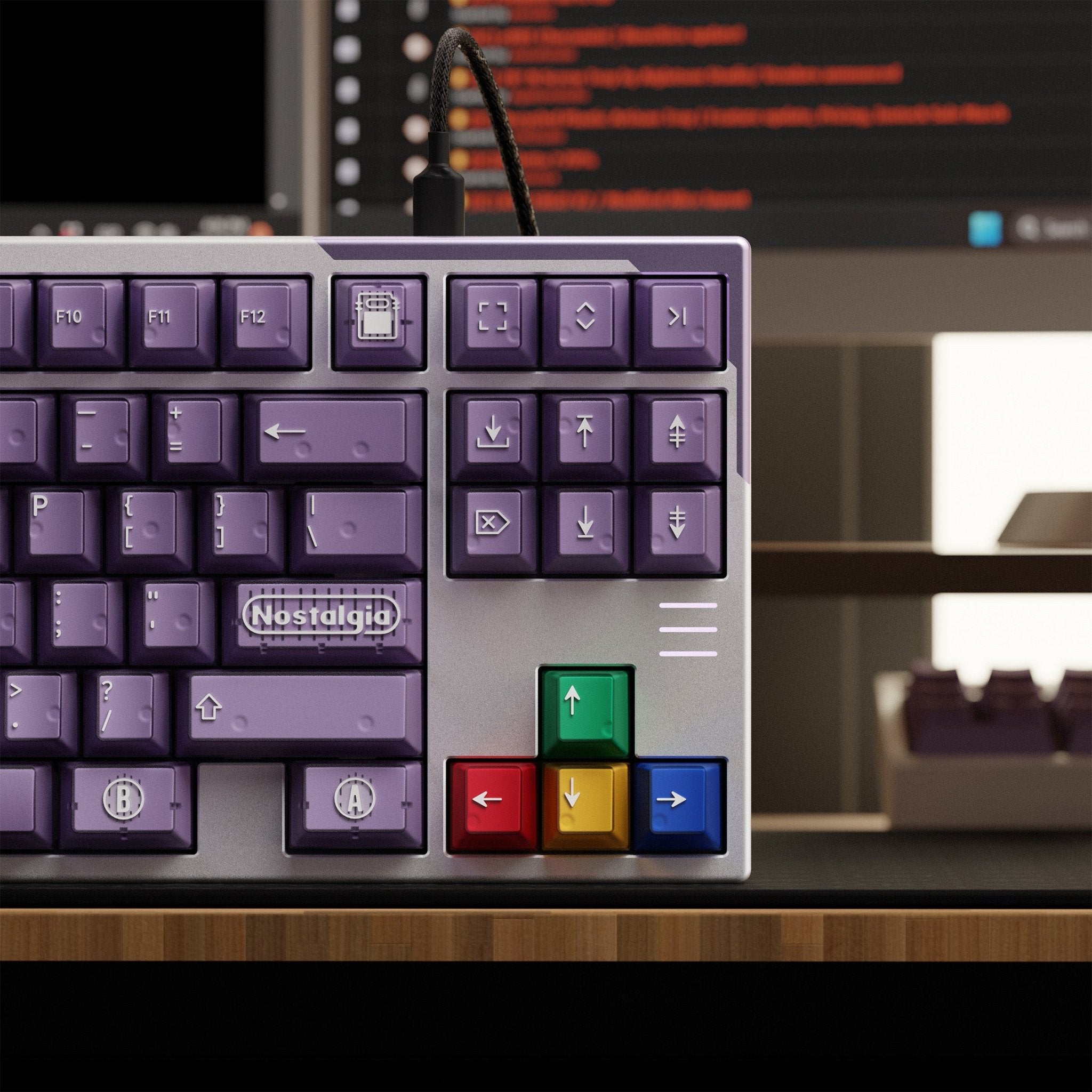 [Pre - order] PBTfans Atomic Purple R2 ABS Keycaps - KeyBay Tech
