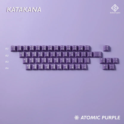 [Pre - order] PBTfans Atomic Purple R2 ABS Keycaps - KeyBay Tech