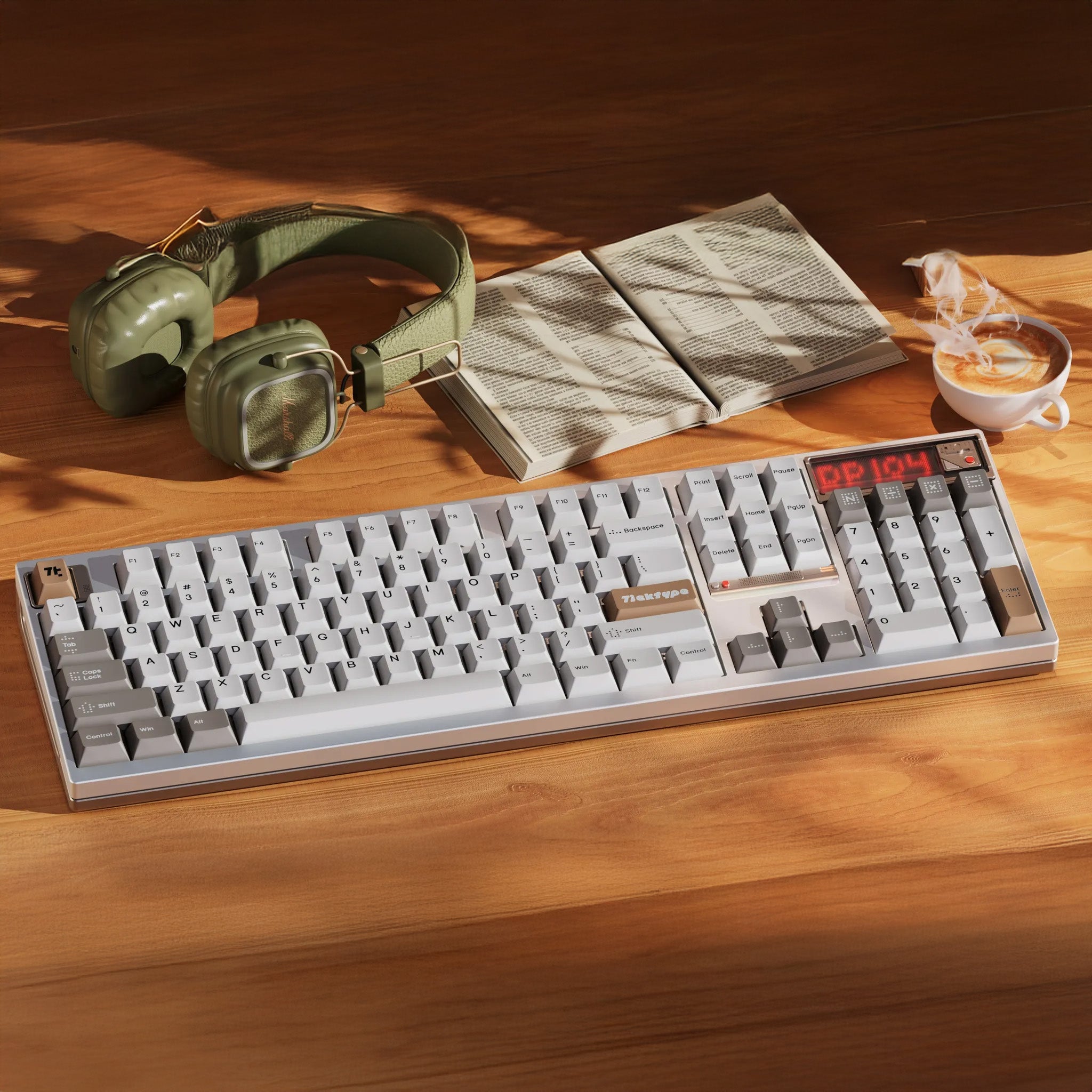 [Preorder] TickType DP104 Full Size Keyboard - KeyBay Tech