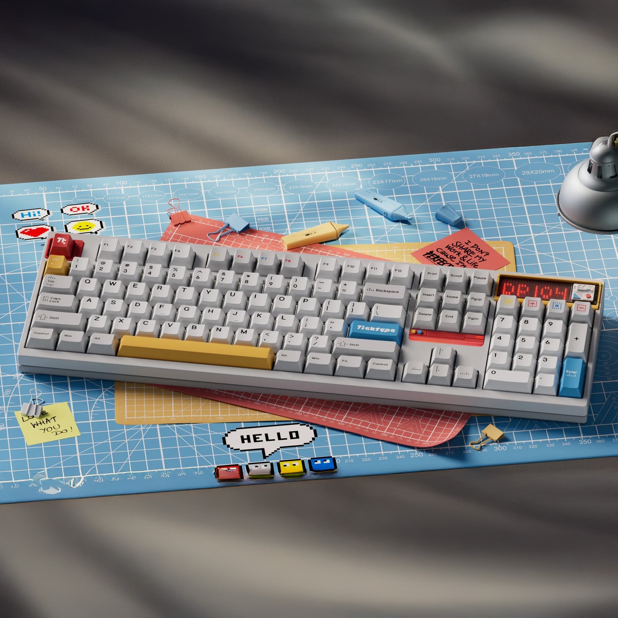 [Preorder] TickType DP104 Full Size Keyboard - KeyBay Tech