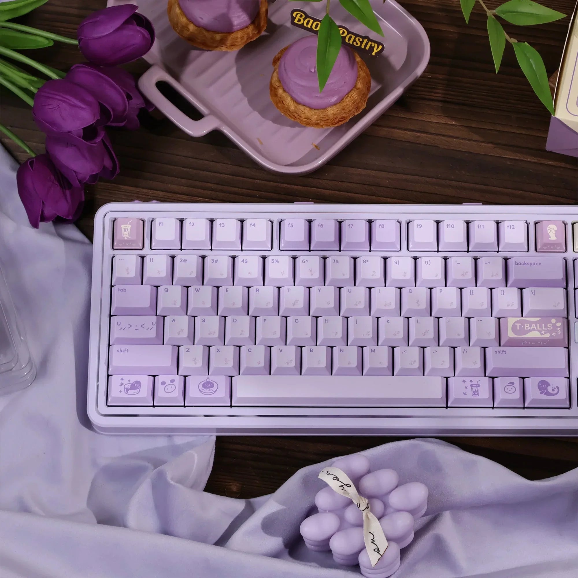 Taro Balls Keycaps - KeyBay Tech